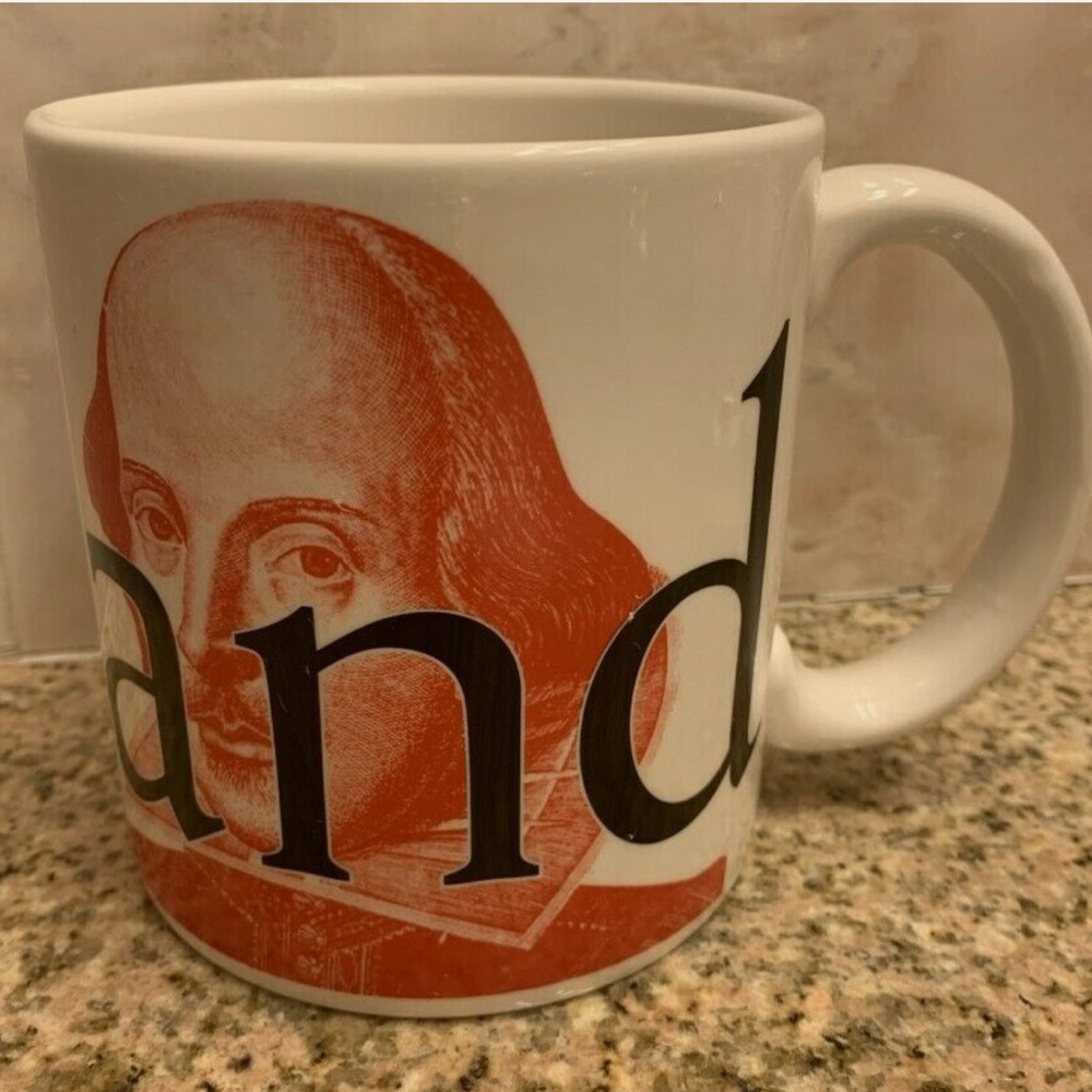 Starbucks City Mug Collectors Series England Coffee Tea Cup 2002 Large 20 Oz